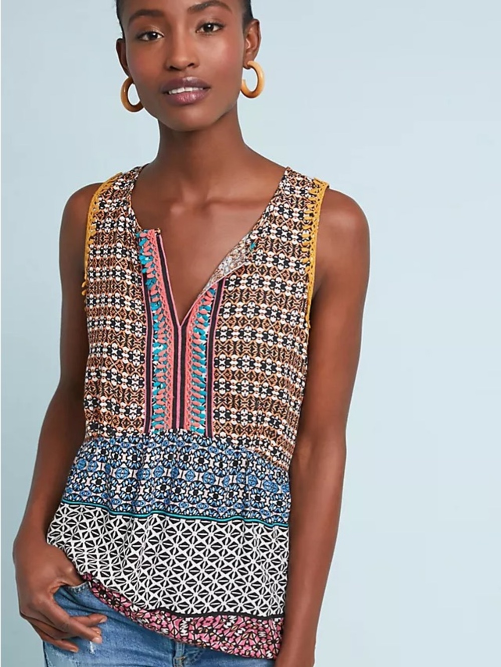 Anthro Multi Color tank